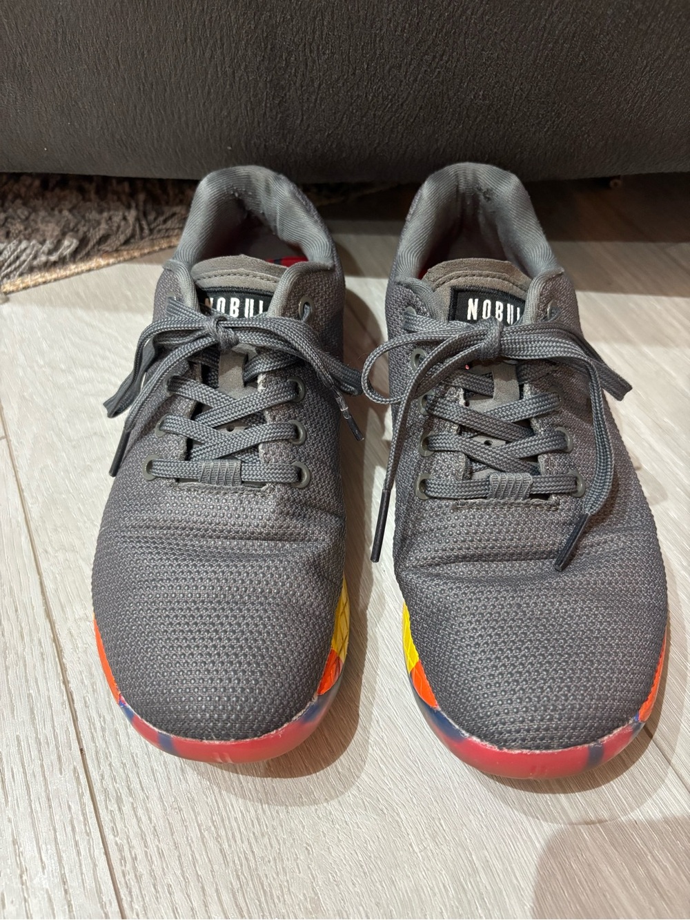 NOBULL Dark Grey Lightning SuperFabric Outwork Trainer Size W8 / M6.5